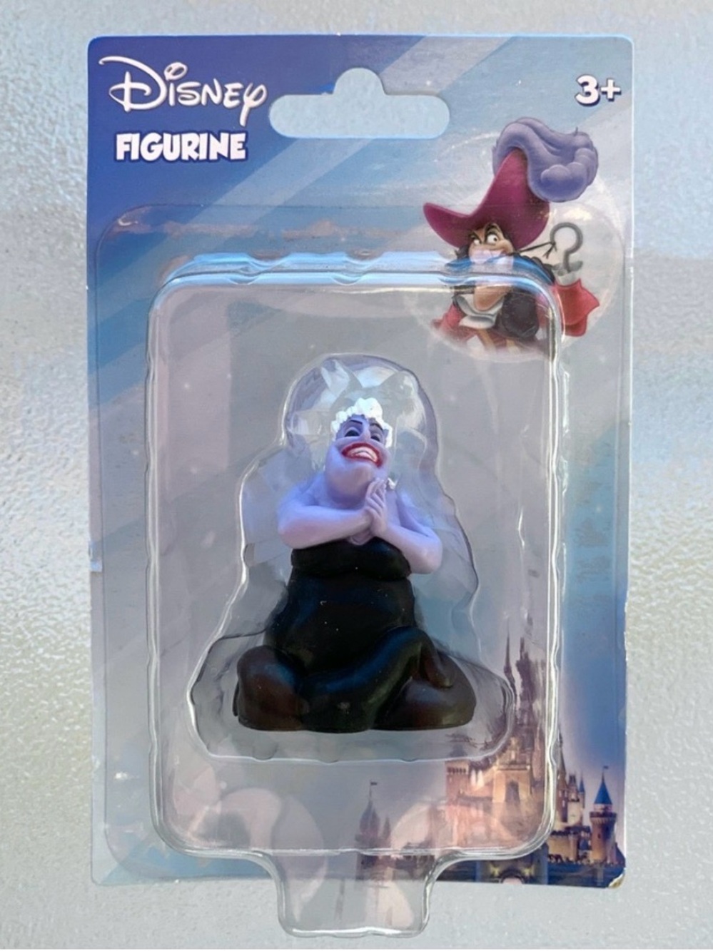 Disney Villain The Little Mermaid Ursula Collectible 2” Mini Figurine, Age 3+